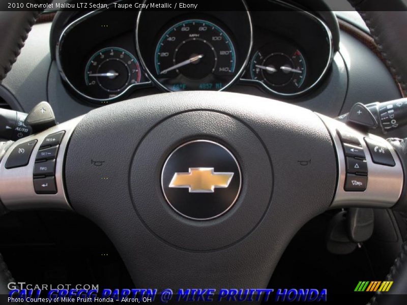 Taupe Gray Metallic / Ebony 2010 Chevrolet Malibu LTZ Sedan