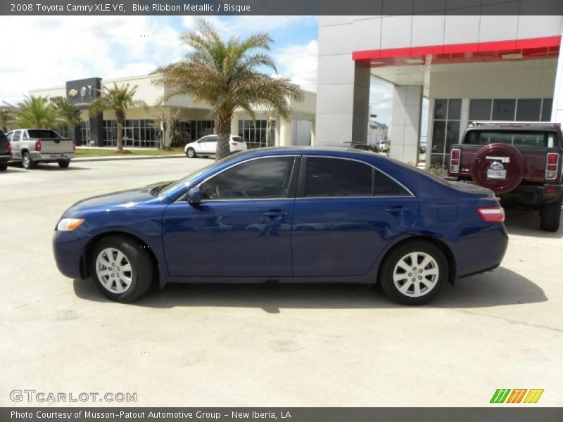 Blue Ribbon Metallic / Bisque 2008 Toyota Camry XLE V6