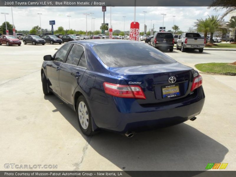 Blue Ribbon Metallic / Bisque 2008 Toyota Camry XLE V6