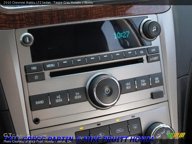 Taupe Gray Metallic / Ebony 2010 Chevrolet Malibu LTZ Sedan
