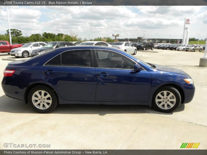 Blue Ribbon Metallic / Bisque 2008 Toyota Camry XLE V6