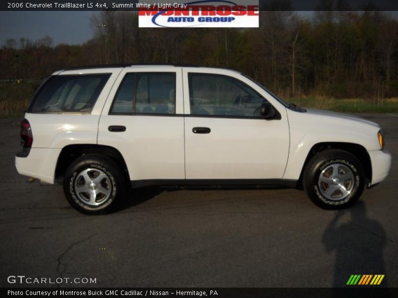 Summit White / Light Gray 2006 Chevrolet TrailBlazer LS 4x4