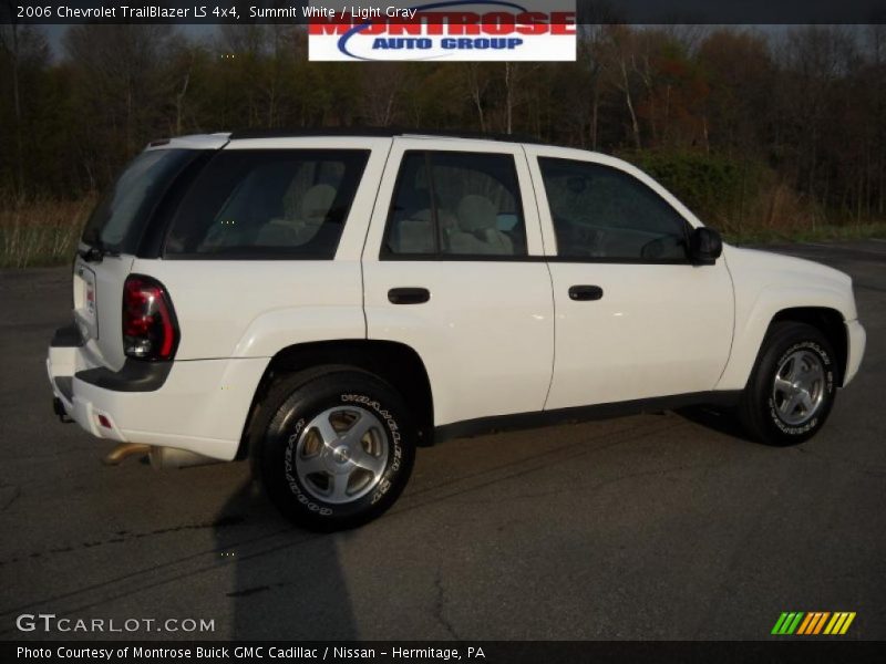 Summit White / Light Gray 2006 Chevrolet TrailBlazer LS 4x4