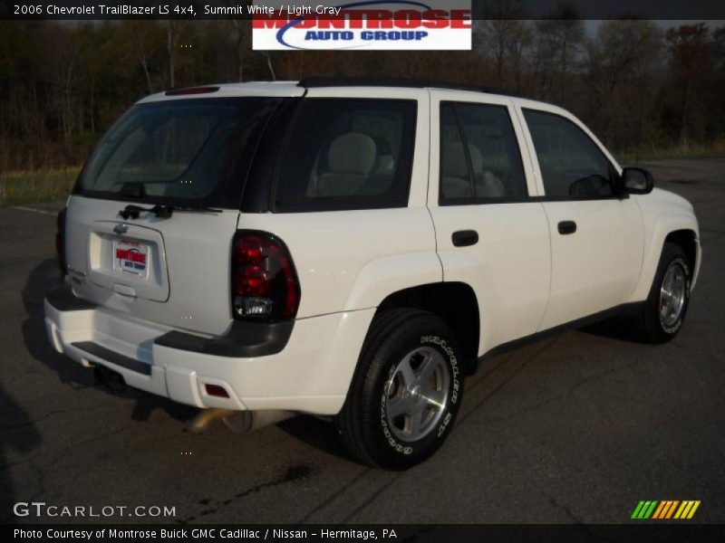 Summit White / Light Gray 2006 Chevrolet TrailBlazer LS 4x4