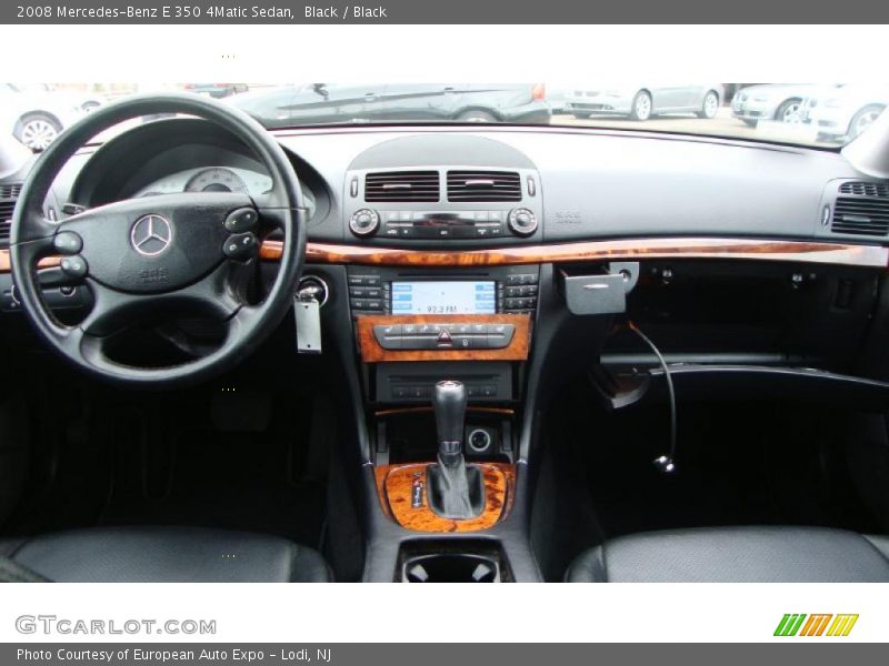 Black / Black 2008 Mercedes-Benz E 350 4Matic Sedan