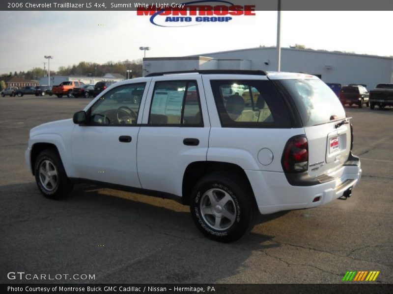 Summit White / Light Gray 2006 Chevrolet TrailBlazer LS 4x4