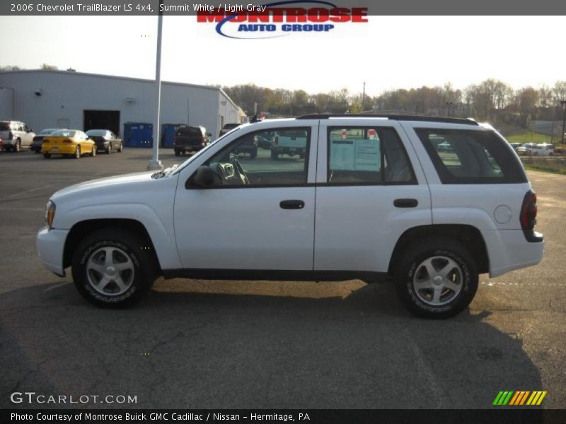 Summit White / Light Gray 2006 Chevrolet TrailBlazer LS 4x4