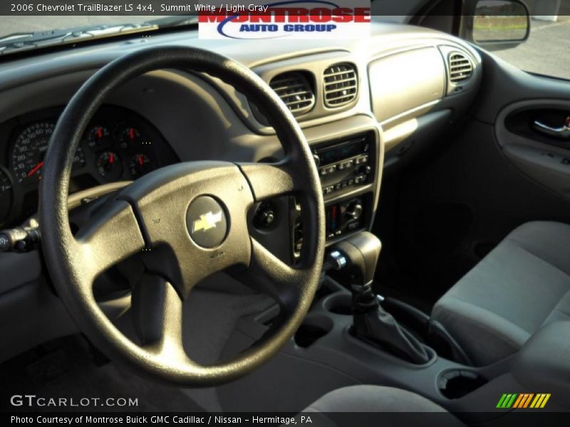 Summit White / Light Gray 2006 Chevrolet TrailBlazer LS 4x4