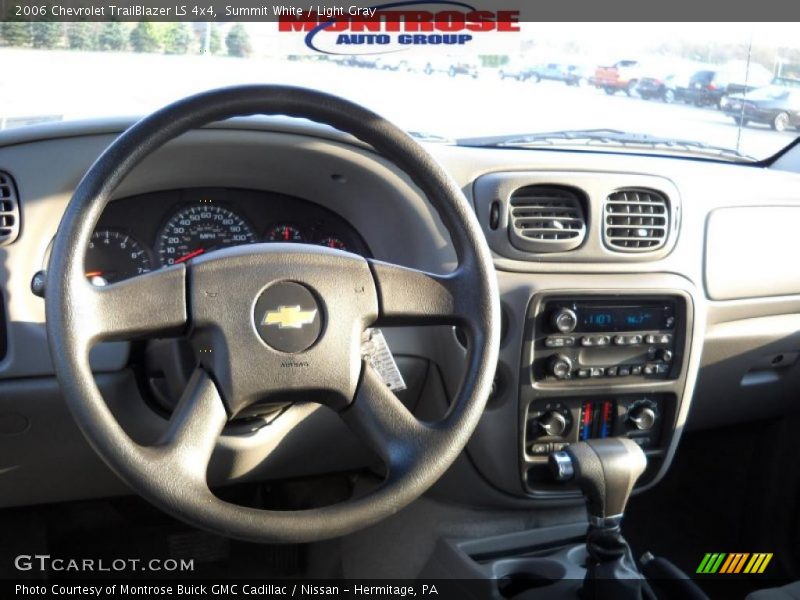 Summit White / Light Gray 2006 Chevrolet TrailBlazer LS 4x4