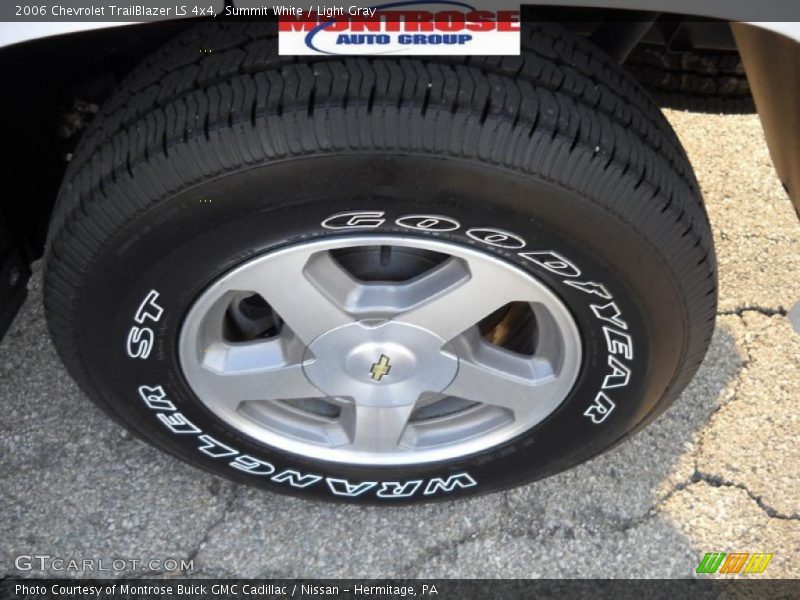 Summit White / Light Gray 2006 Chevrolet TrailBlazer LS 4x4