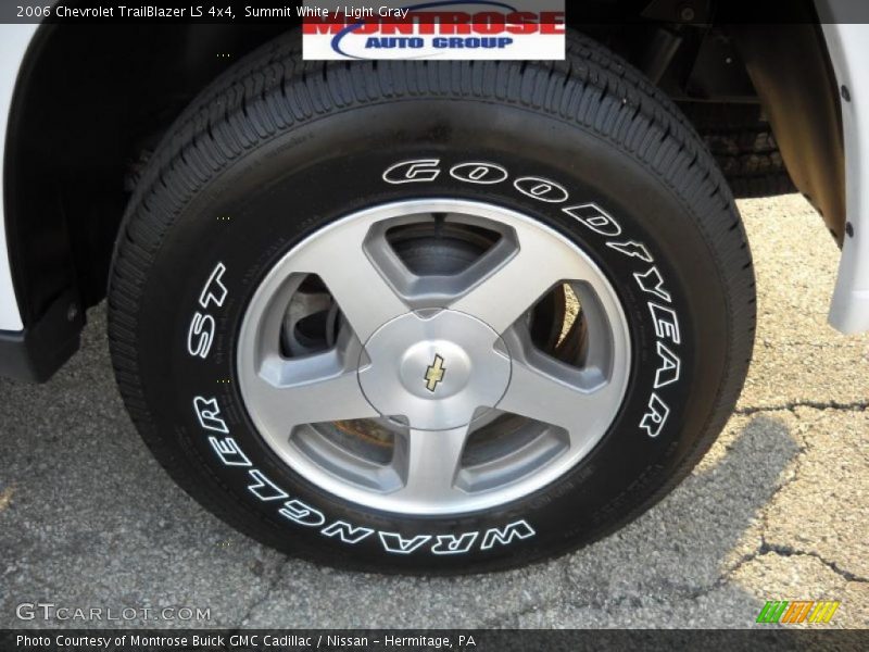 Summit White / Light Gray 2006 Chevrolet TrailBlazer LS 4x4