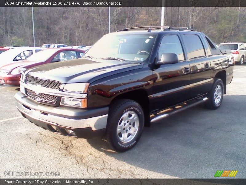 Black / Dark Charcoal 2004 Chevrolet Avalanche 1500 Z71 4x4
