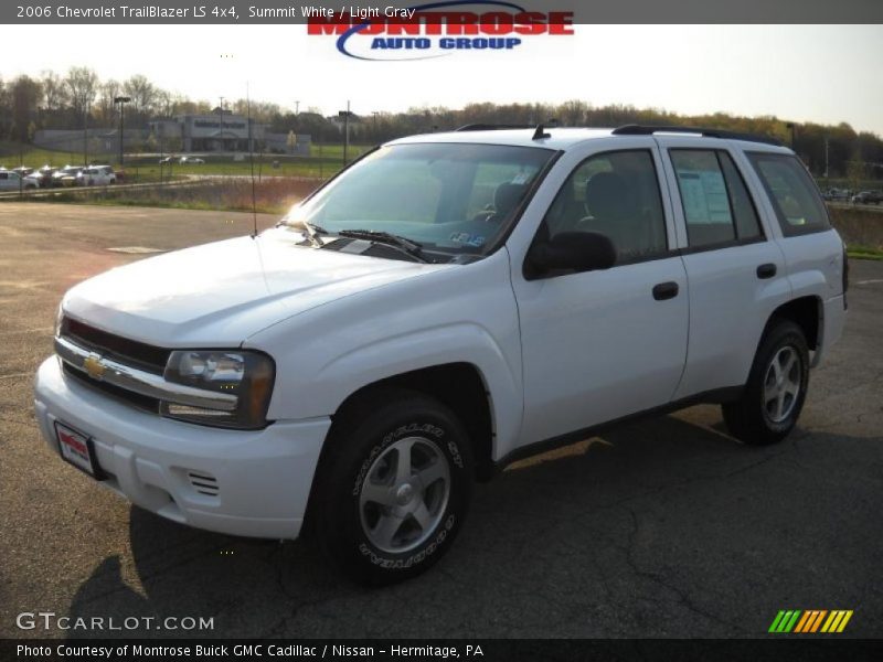 Summit White / Light Gray 2006 Chevrolet TrailBlazer LS 4x4