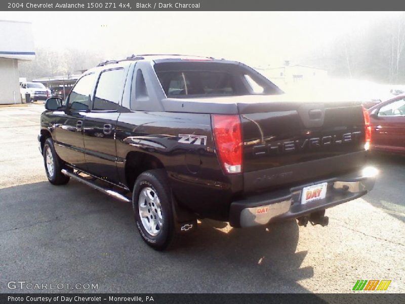 Black / Dark Charcoal 2004 Chevrolet Avalanche 1500 Z71 4x4