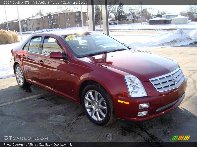 Infrared / Cashmere/Cocoa 2007 Cadillac STS 4 V8 AWD