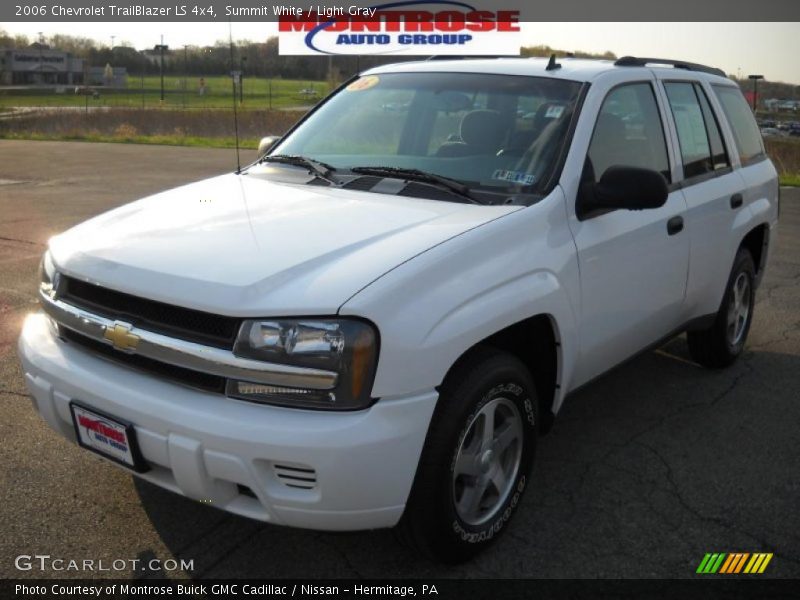 Summit White / Light Gray 2006 Chevrolet TrailBlazer LS 4x4