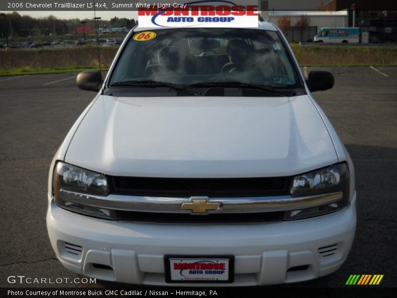 Summit White / Light Gray 2006 Chevrolet TrailBlazer LS 4x4