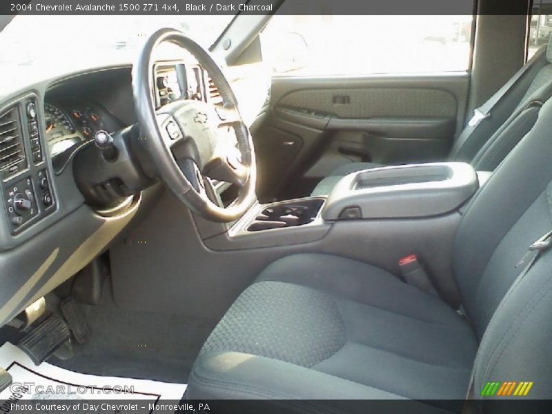 Black / Dark Charcoal 2004 Chevrolet Avalanche 1500 Z71 4x4