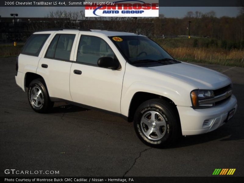 Summit White / Light Gray 2006 Chevrolet TrailBlazer LS 4x4