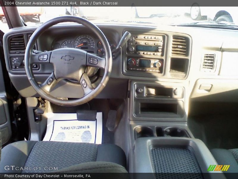 Black / Dark Charcoal 2004 Chevrolet Avalanche 1500 Z71 4x4