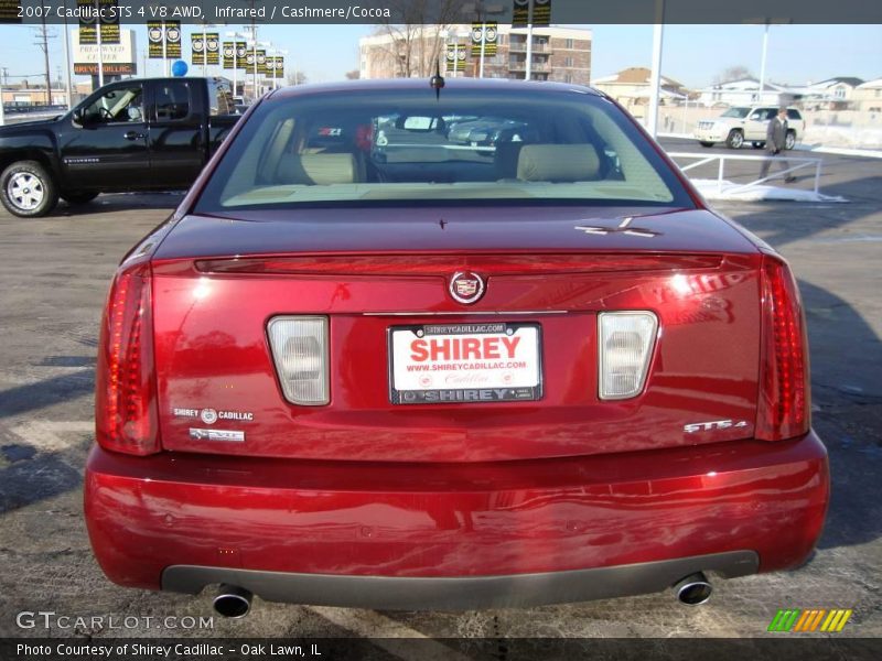 Infrared / Cashmere/Cocoa 2007 Cadillac STS 4 V8 AWD