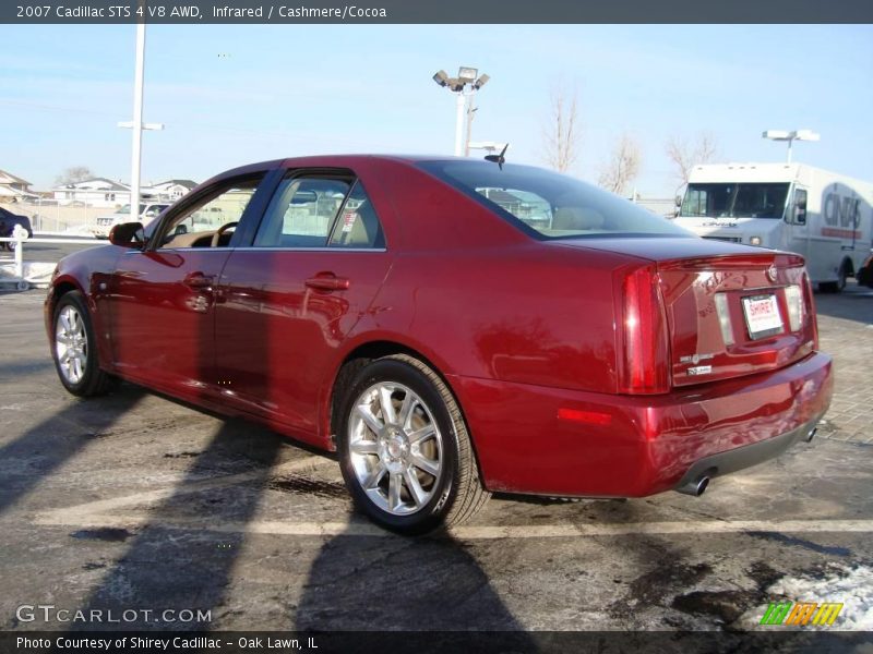 Infrared / Cashmere/Cocoa 2007 Cadillac STS 4 V8 AWD