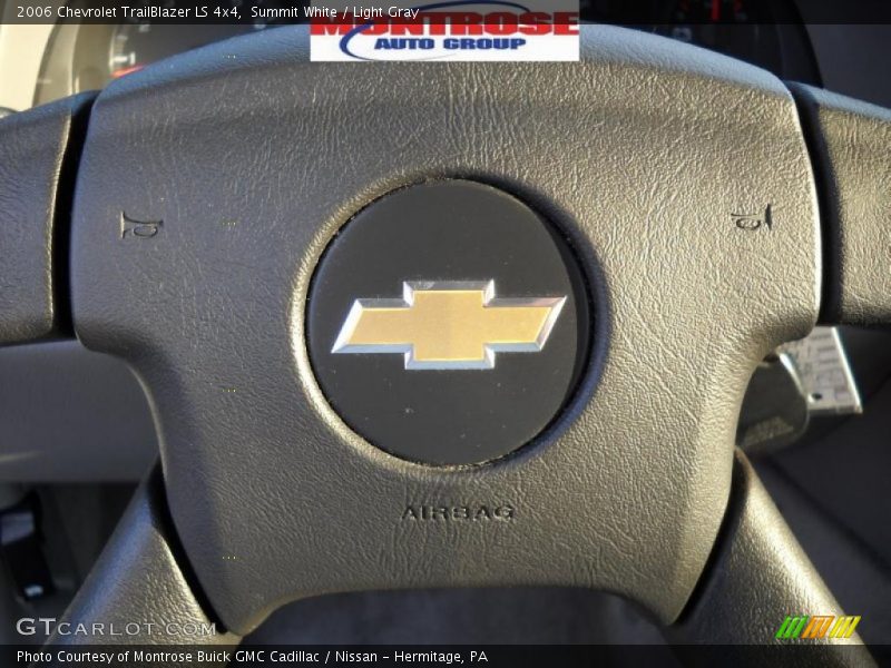 Summit White / Light Gray 2006 Chevrolet TrailBlazer LS 4x4