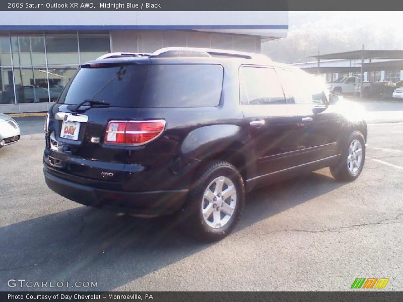 Midnight Blue / Black 2009 Saturn Outlook XR AWD