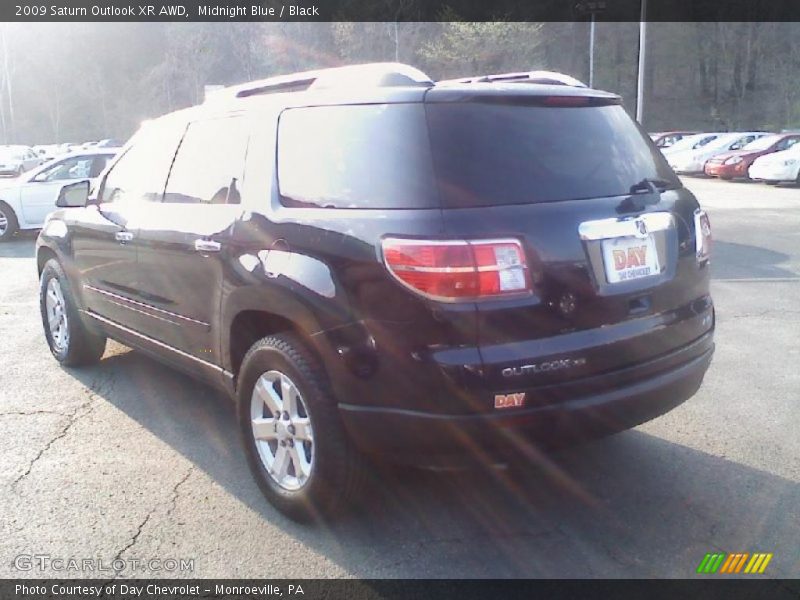 Midnight Blue / Black 2009 Saturn Outlook XR AWD