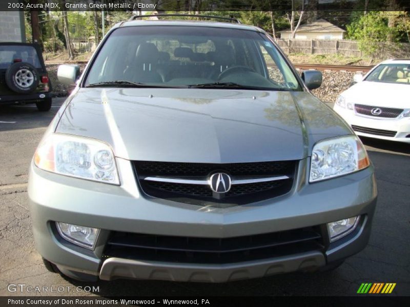 Granite Green Metallic / Ebony 2002 Acura MDX