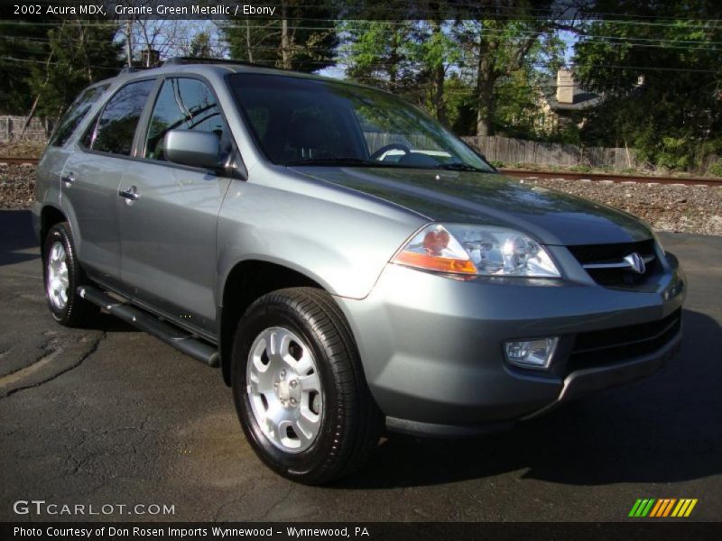 Granite Green Metallic / Ebony 2002 Acura MDX