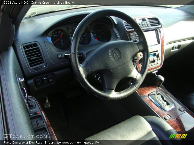Granite Green Metallic / Ebony 2002 Acura MDX