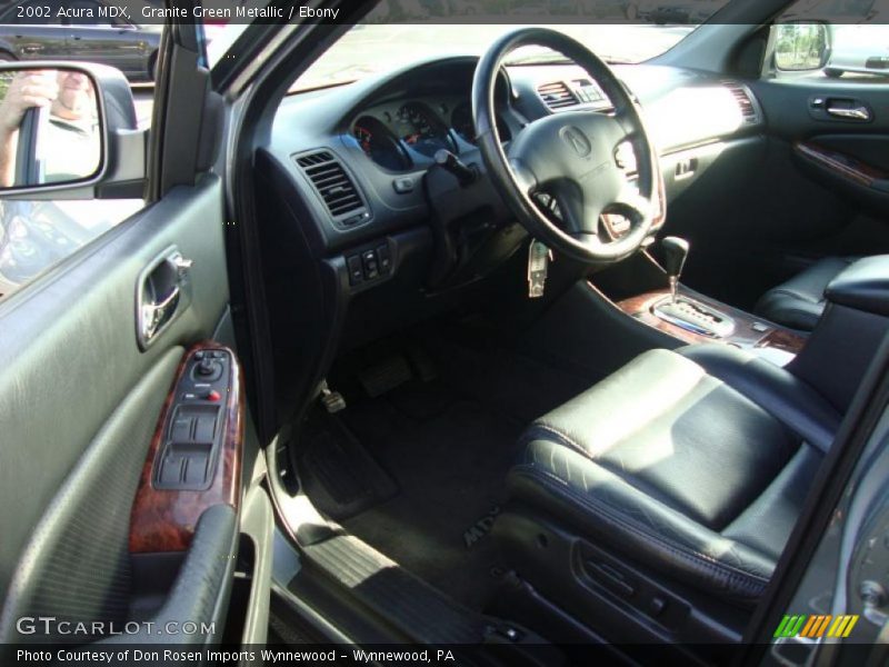 Granite Green Metallic / Ebony 2002 Acura MDX