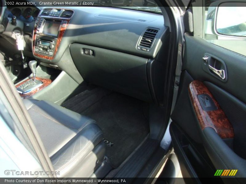Granite Green Metallic / Ebony 2002 Acura MDX