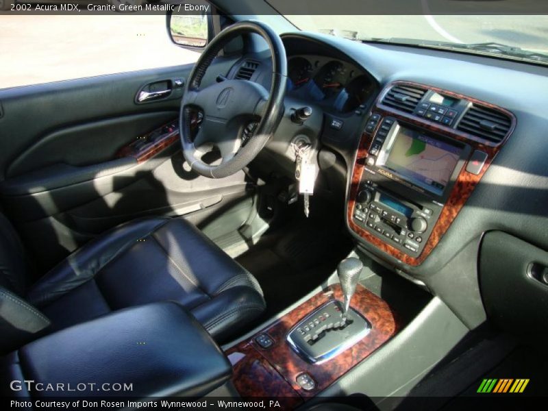 Granite Green Metallic / Ebony 2002 Acura MDX