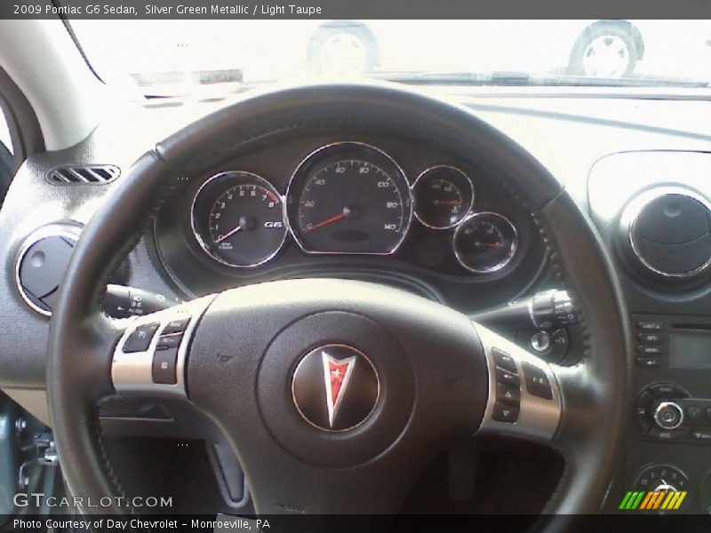 Silver Green Metallic / Light Taupe 2009 Pontiac G6 Sedan