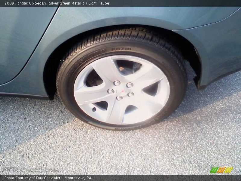 Silver Green Metallic / Light Taupe 2009 Pontiac G6 Sedan