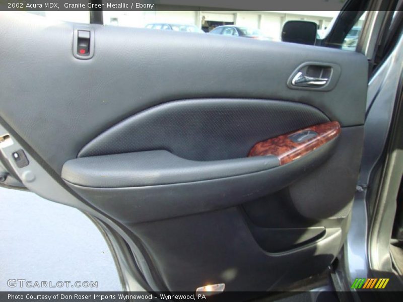 Granite Green Metallic / Ebony 2002 Acura MDX