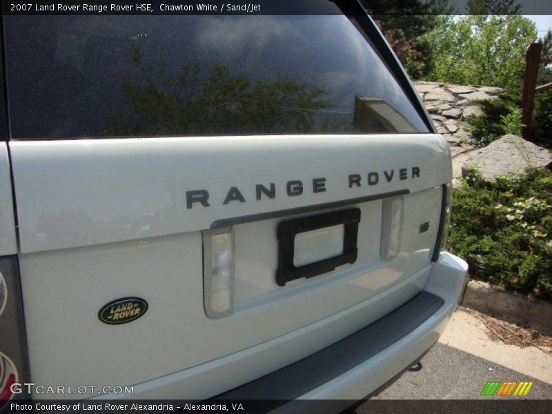 Chawton White / Sand/Jet 2007 Land Rover Range Rover HSE