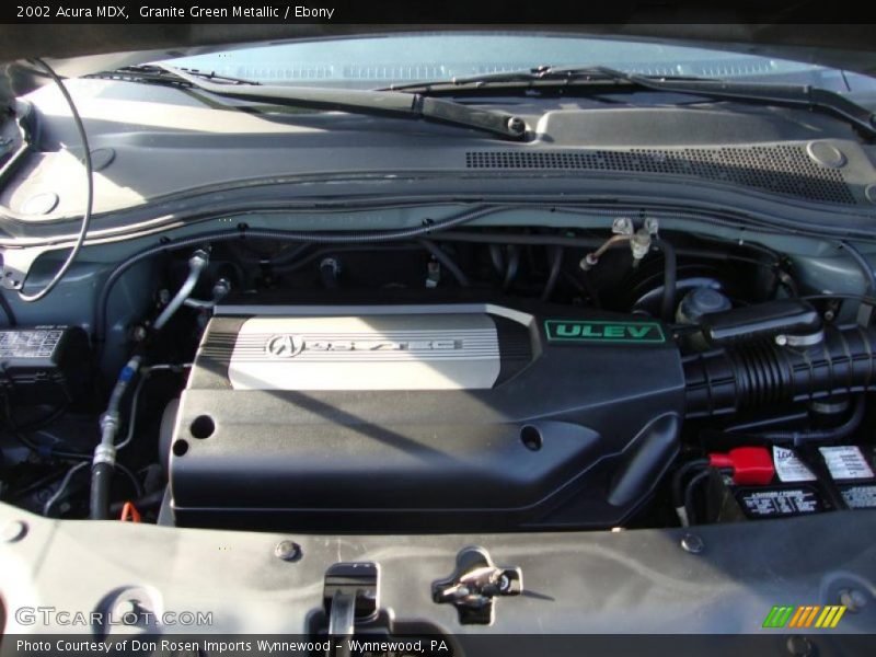 Granite Green Metallic / Ebony 2002 Acura MDX