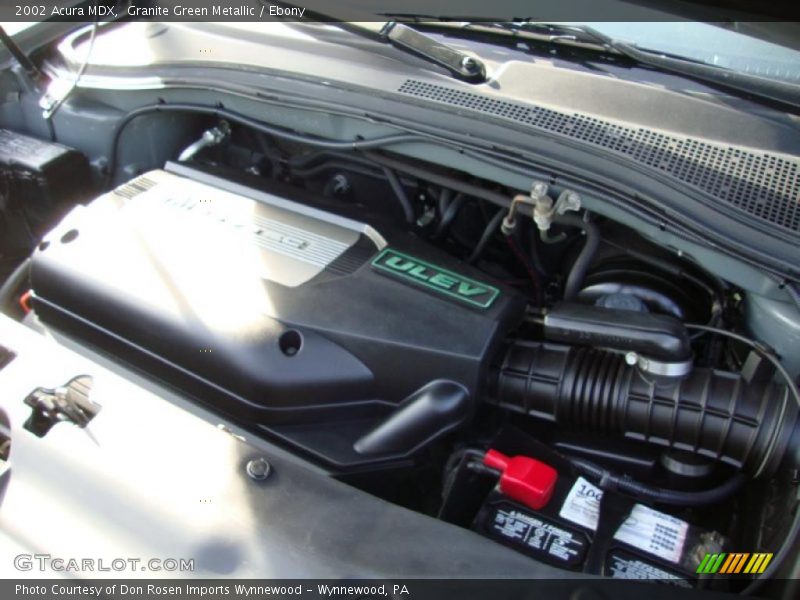 Granite Green Metallic / Ebony 2002 Acura MDX