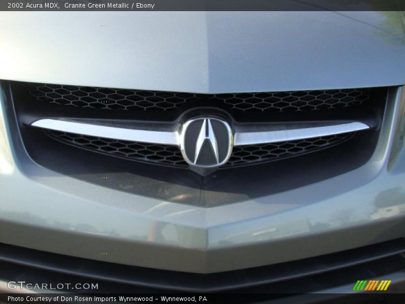 Granite Green Metallic / Ebony 2002 Acura MDX