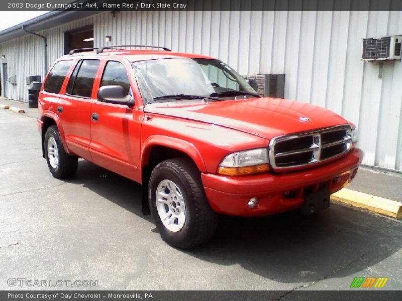 Flame Red / Dark Slate Gray 2003 Dodge Durango SLT 4x4
