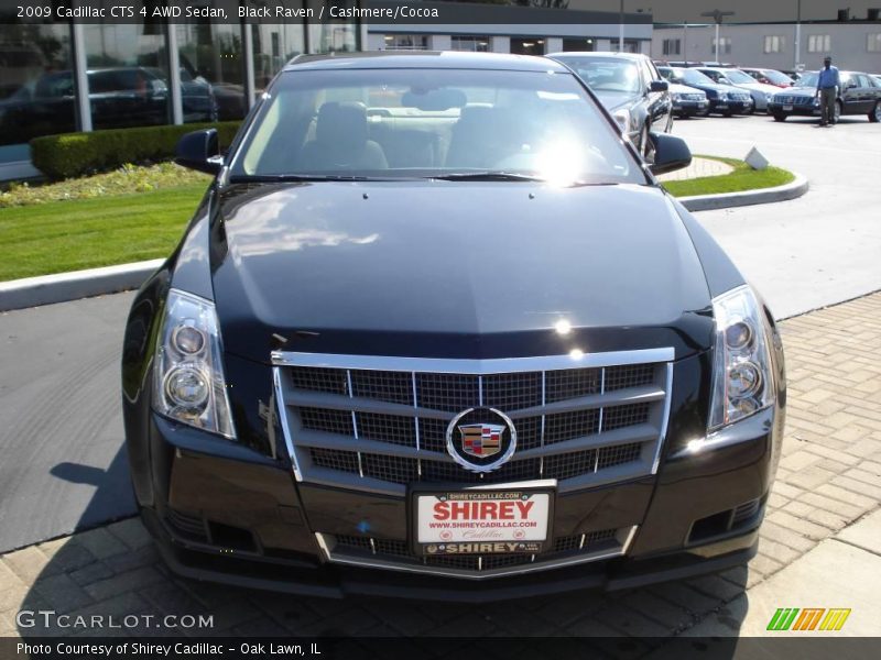 Black Raven / Cashmere/Cocoa 2009 Cadillac CTS 4 AWD Sedan