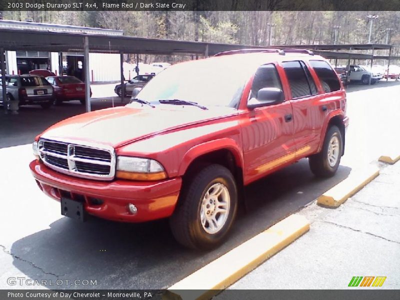 Flame Red / Dark Slate Gray 2003 Dodge Durango SLT 4x4
