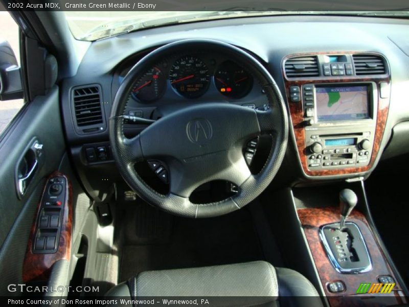 Granite Green Metallic / Ebony 2002 Acura MDX