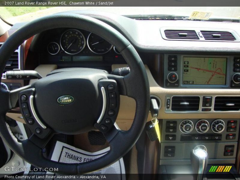 Chawton White / Sand/Jet 2007 Land Rover Range Rover HSE