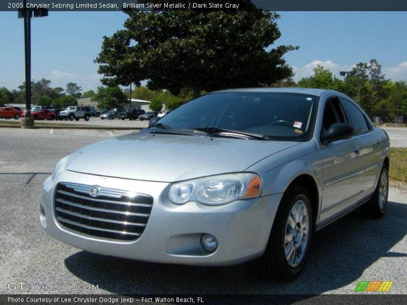 Brilliant Silver Metallic / Dark Slate Gray 2005 Chrysler Sebring Limited Sedan