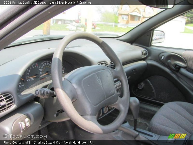 Ultra Silver Metallic / Graphite 2002 Pontiac Sunfire SE Coupe