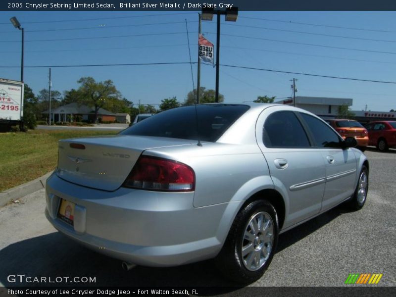 Brilliant Silver Metallic / Dark Slate Gray 2005 Chrysler Sebring Limited Sedan